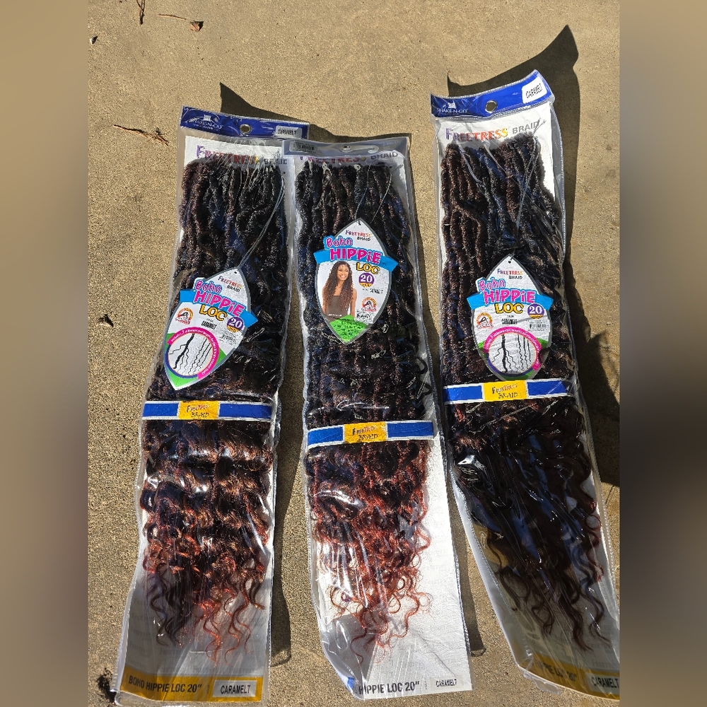 Hippie Locs 20" - Black and Caramelt